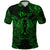 Custom Virgo Zodiac Polynesian Polo Shirt Unique Style Green LT8 - Wonder Print Shop