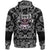 Viking Hoodie Vitruvian Viking with Bandana Paisley Style RLT12 - Wonder Print Shop