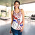 croatia-women-racerback-tank-checkerboard-grunge-style