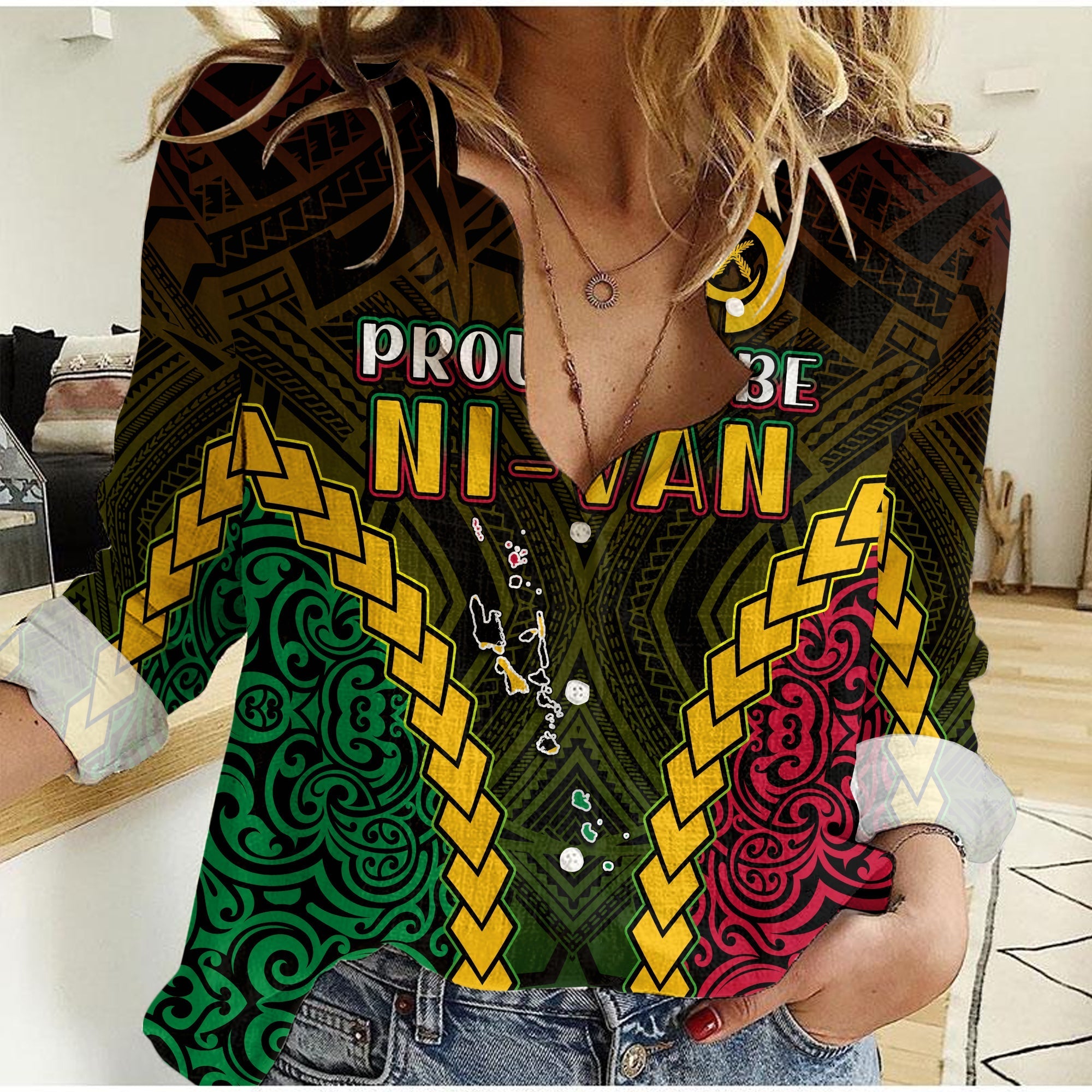 vanuatu-indigenous-women-casual-shirt-proud-to-be-ni-vanuatu-polynesian-pattern