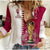 (Custom Text And Number) Qatar Football Women Casual Shirt Annabi Champions Proud WC 2022 - Wonder Print Shop