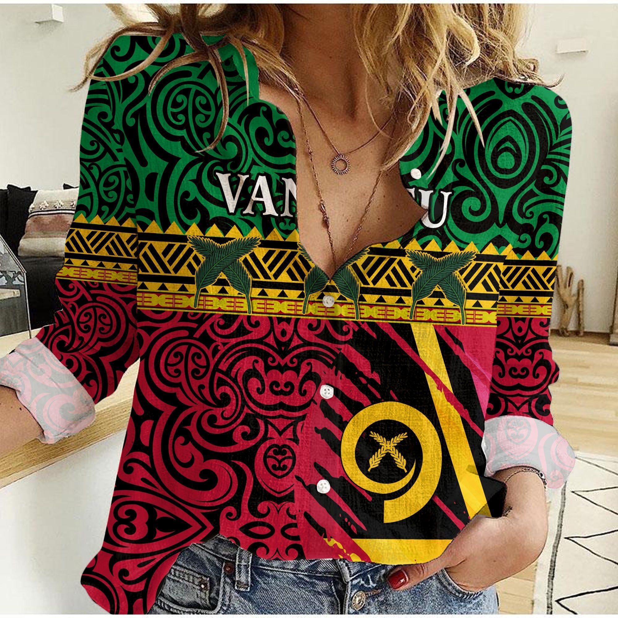 vanuatu-dreamy-women-casual-shirt-flag-and-pattern