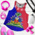 Haiti Women Racerback Tank Haiti Flag Dashiki Simple Style - Wonder Print Shop