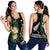 Custom Personalised South Africa Protea and New Zealand Fern Women Racerback Tank Rugby Go Springboks vs All Black LT13 - Wonder Print Shop