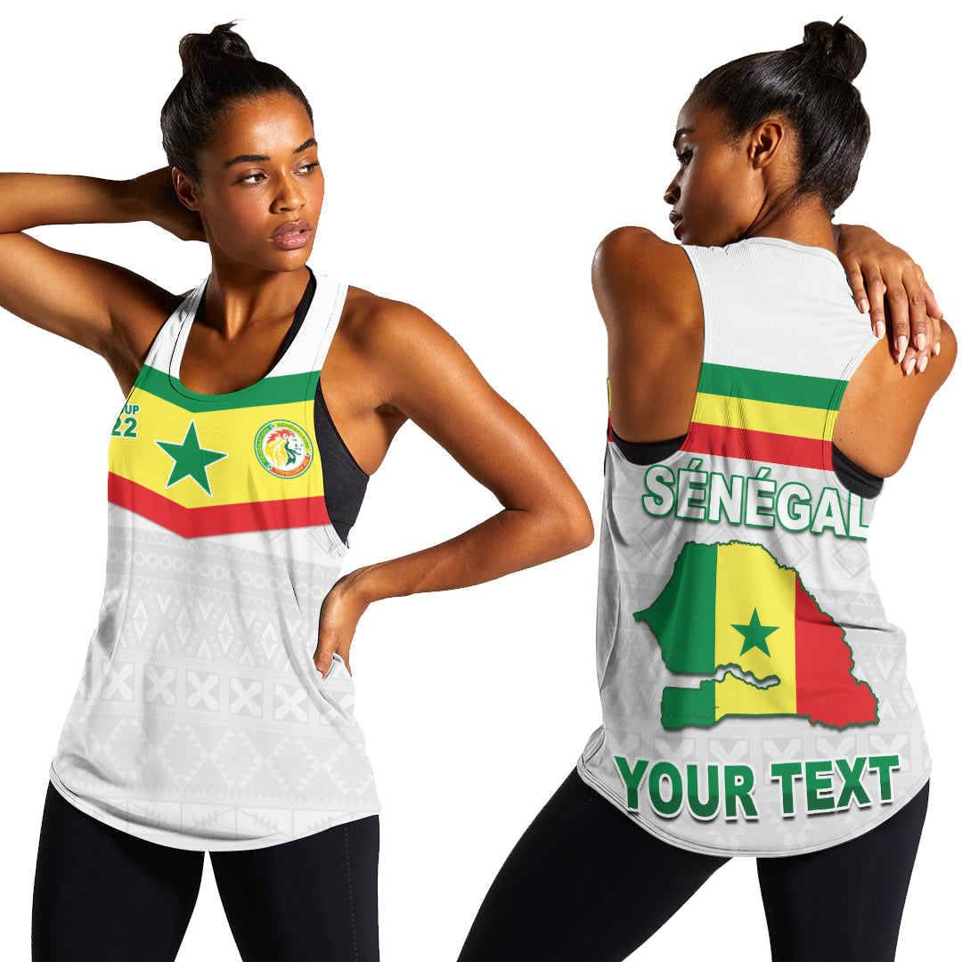 custom-personalised-senegal-football-2022-women-racerback-tank-champion-teranga-lions-mix-african-pattern