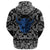 Viking Hoodie Warrior Knight with Bandana Paisley Style RLT12 - Wonder Print Shop