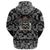 Viking Hoodie Warrior Skull Axes with Bandana Paisley Style RLT12 - Wonder Print Shop