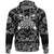 Viking Hoodie Warrior With Big Crossed Axes with Bandana Paisley Style RLT12 - Wonder Print Shop