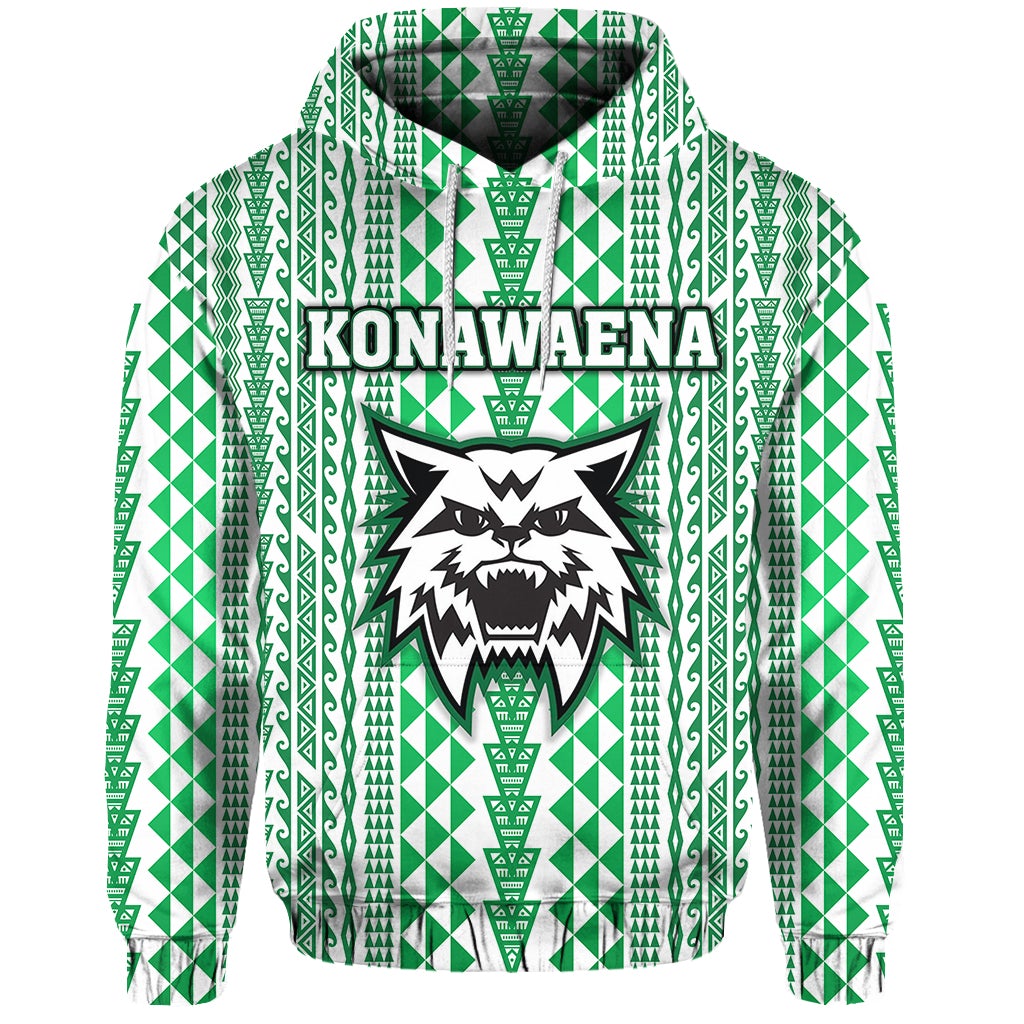 Custom Hawaii Konawaena Wildcats School Hoodie Simple Style LT8 - Wonder Print Shop