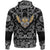 Viking Hoodie Winged Helmet With Scandinavian Pattern with Bandana Paisley Style RLT12 - Wonder Print Shop