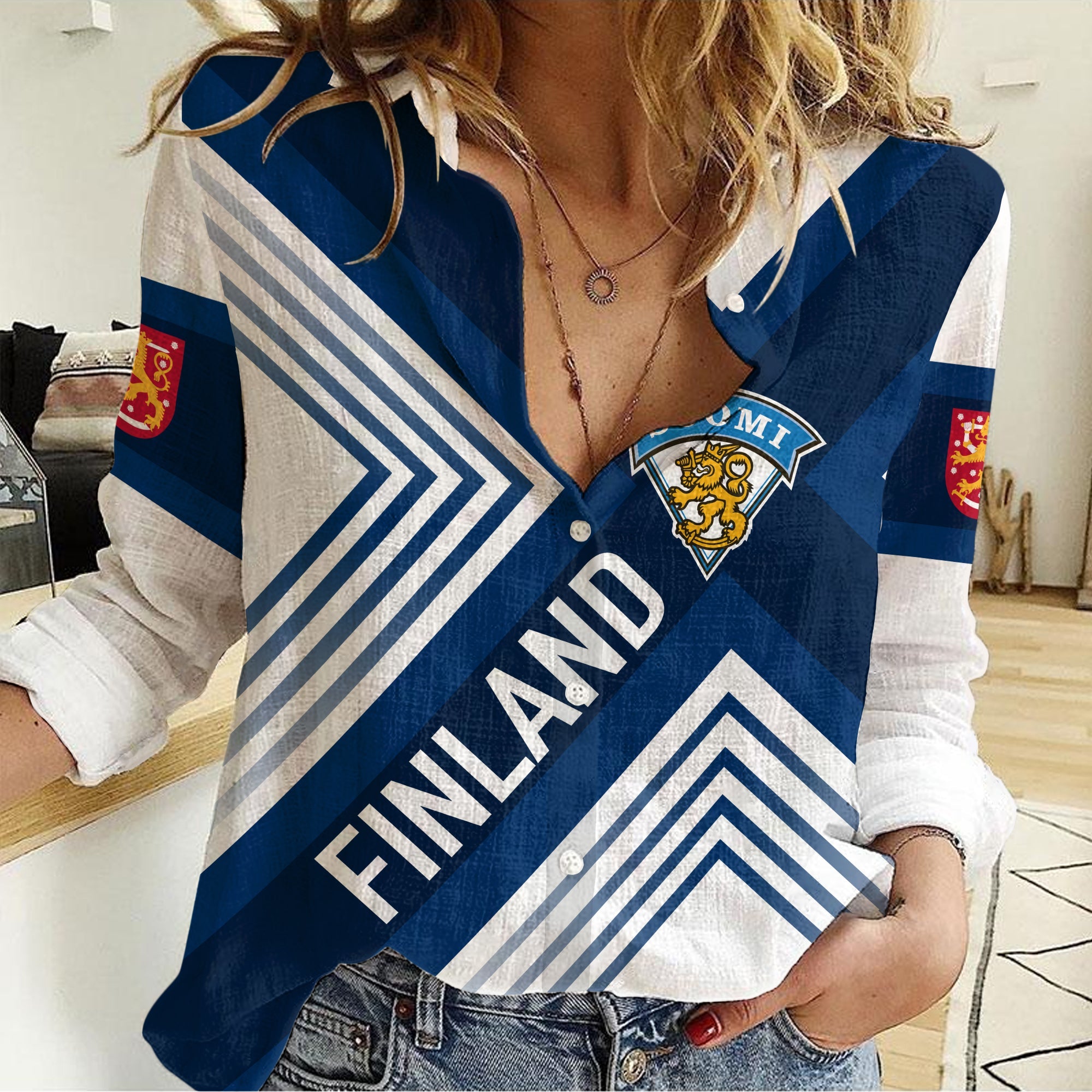 personalised-finland-ice-hockey-world-championships-suomi-women-casual-shirt-white-version