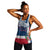 Dominican Republic Women Racerback Tank Independence Day Flag Style - Wonder Print Shop