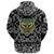 Viking Hoodie Wolf Ethnic Style with Bandana Paisley Style RLT12 - Wonder Print Shop