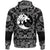 Viking Hoodie Wolf Swallowing Of The Moon World Tree Raven with Bandana Paisley Style RLT12 - Wonder Print Shop