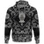 Viking Hoodie Wolf With Helmet with Bandana Paisley Style RLT12 - Wonder Print Shop