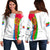 (Custom Personalised) Eritrea Women's Off Shoulder Sweater White Style LT6 - Wonder Print Shop