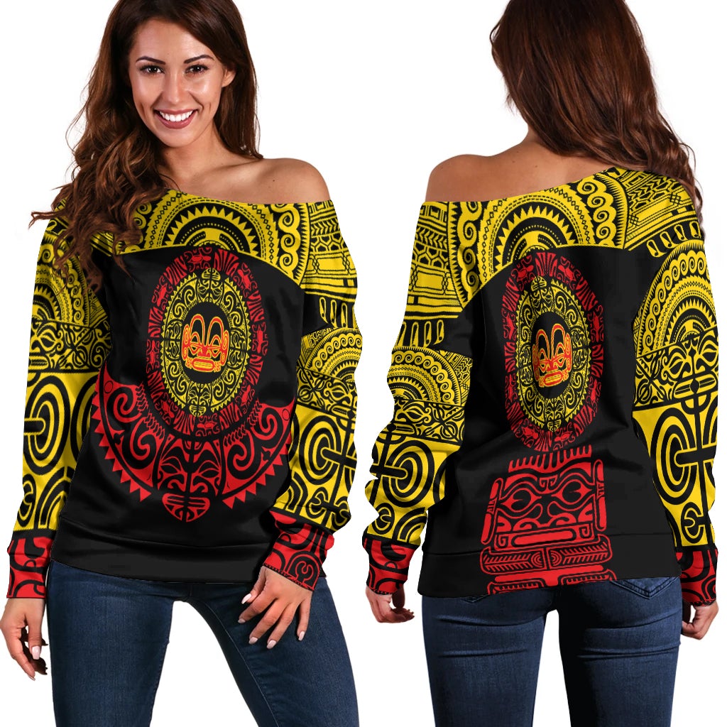 marquesas-islands-women-off-shoulder-marquesan-tattoo-simplified-version-yellow-red