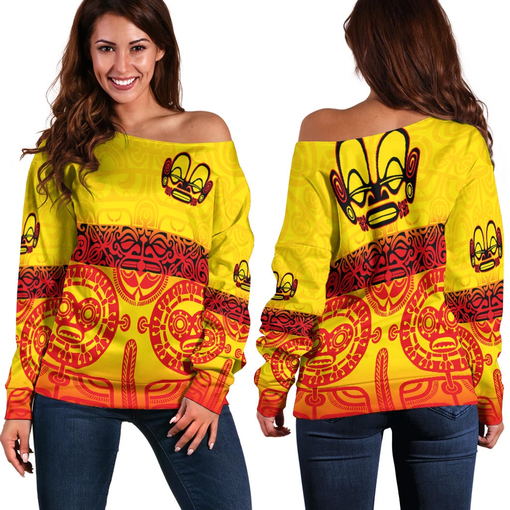 marquesas-islands-women-off-shoulder-marquesan-tattoo-special-style-gradient-yellow