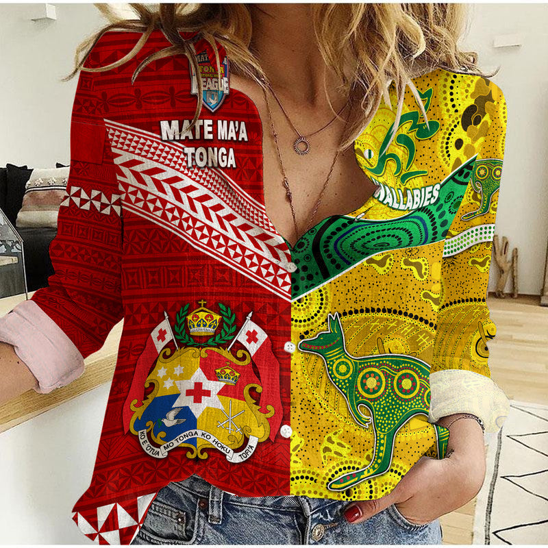 custom-personalised-mate-maa-tonga-ngatu-and-australia-wallabies-aboriginal-woman-casual-shirt-rugby-together