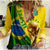 Brasil Football Champions WC 2022 Women Casual Shirt - Wonder Print Shop