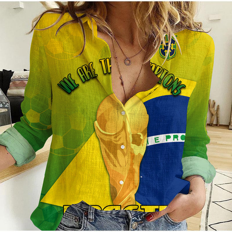 brasil-football-champions-flag-with-soccer-ball-women-casual-shirt