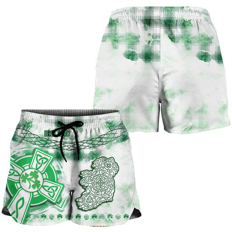 ireland-cross-cricket-team-women-shorts-celtic-irish-green-pattern-unique