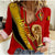 (Custom Personalised) Belgium Football World Cup 2022 Women Casual Shirt - LT2