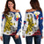 Philippines Filipino Tribal Eagle Women Off Shoulder Sweater LT2 - Wonder Print Shop