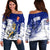 Finland Suomi Leijonat Hockey Women Off Shoulder Sweater - LT2 - Wonder Print Shop