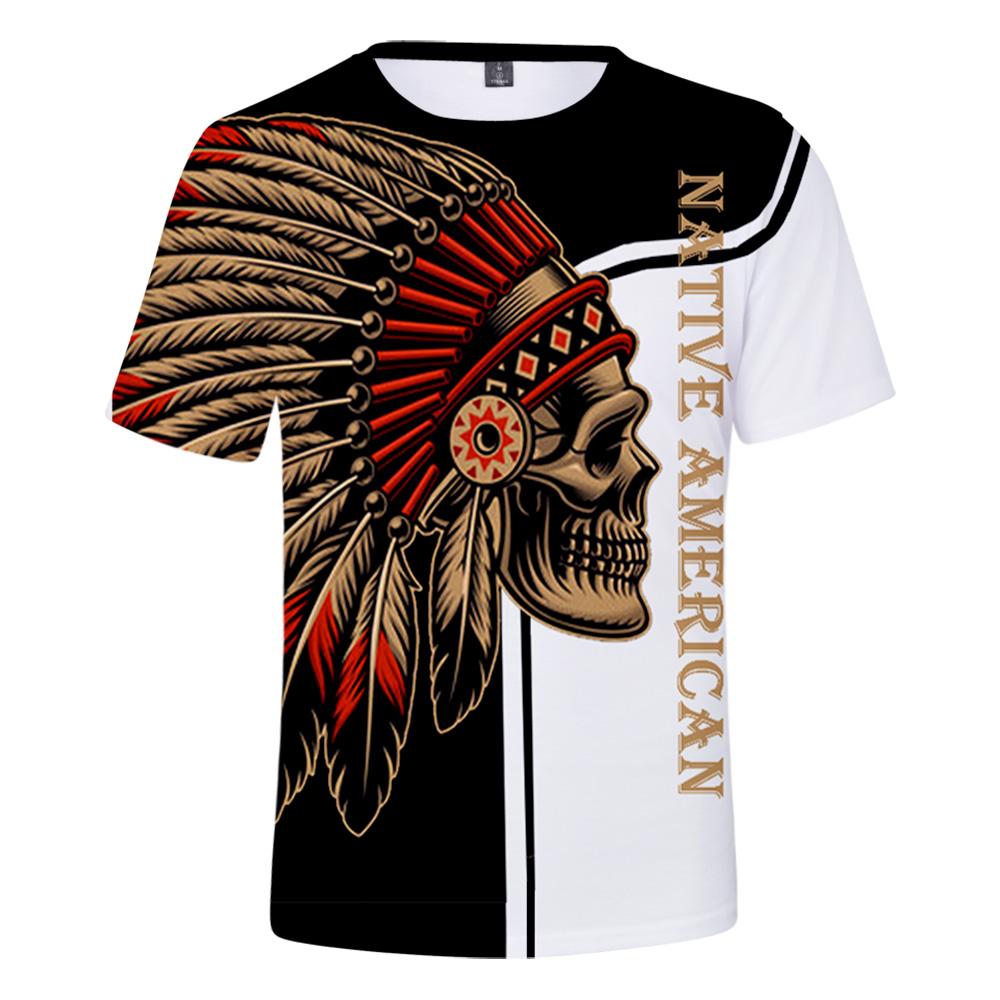 skull-native-american-3d-tshirt