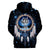 Galaxy Wolf Dreamcatcher Native American All Over Hoodie LT10 - Wonder Print Shop