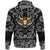 Viking Hoodie Yak Skull and Equipment with Bandana Paisley Style RLT12 - Wonder Print Shop