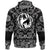 Viking Hoodie Yin and Yang Wolf Swallowing Of The Sun with Bandana Paisley Style RLT12 - Wonder Print Shop