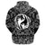 Viking Hoodie Yin and Yang Wolf Swallowing Of The Sun with Bandana Paisley Style RLT12 - Wonder Print Shop