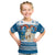 Sweden Blue Yule Goat Dala Horse Christmas Pattern Kid T shirt - Wonder Print Shop