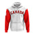 Custom Baseball 2023 Canada Hoodie White Style LT6 - Wonder Print Shop