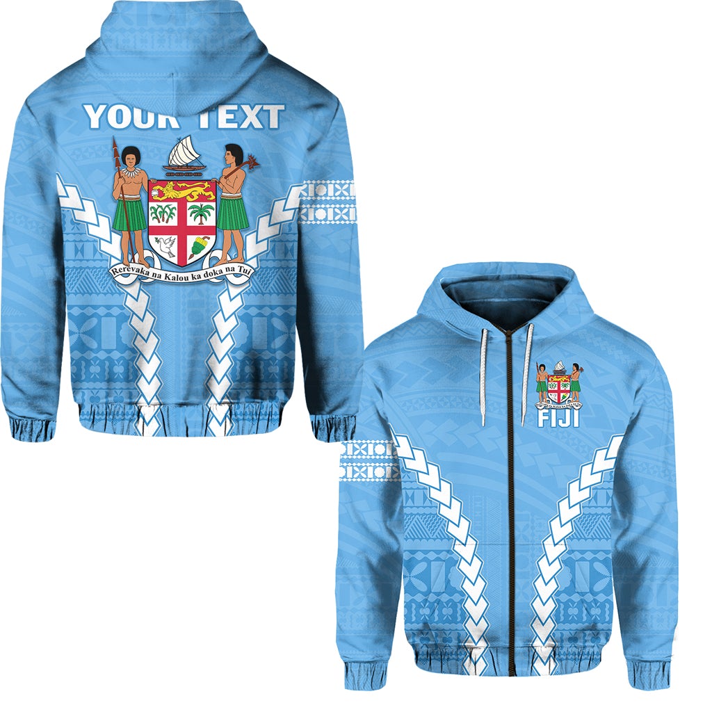 Custom Impressive Fiji Zip Hoodie 2021 Polynesian LT13 - Wonder Print Shop