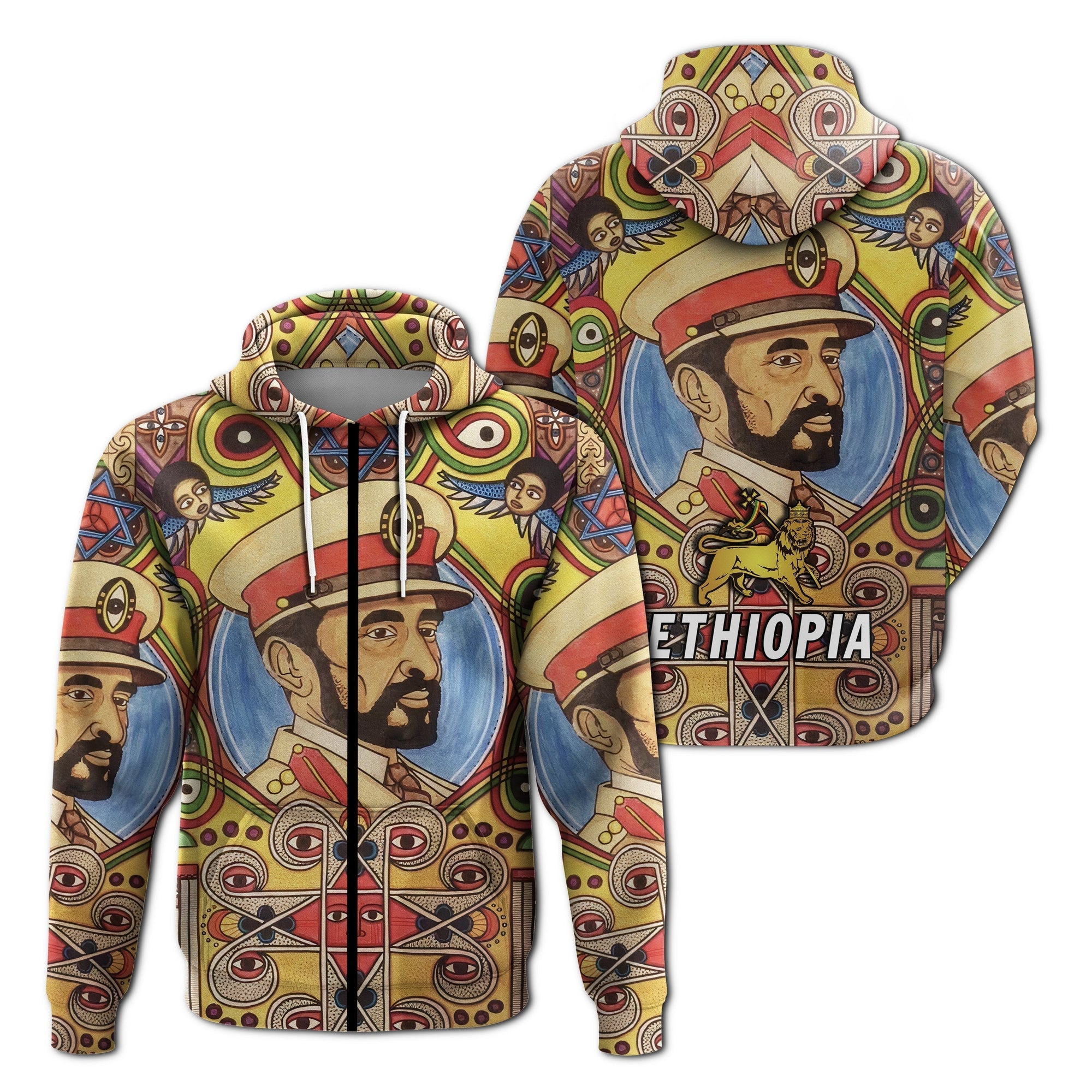 ethiopia-zip-hoodie-haile-selassie-i