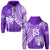 Custom Text and Number Fiji Rugby Sevens Hoodie Fijian 7s Tapa Polynesian Purple LT13 - Wonder Print Shop