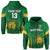 Custom South Africa CrickeHoodie Proteas Champion LT13 - Wonder Print Shop