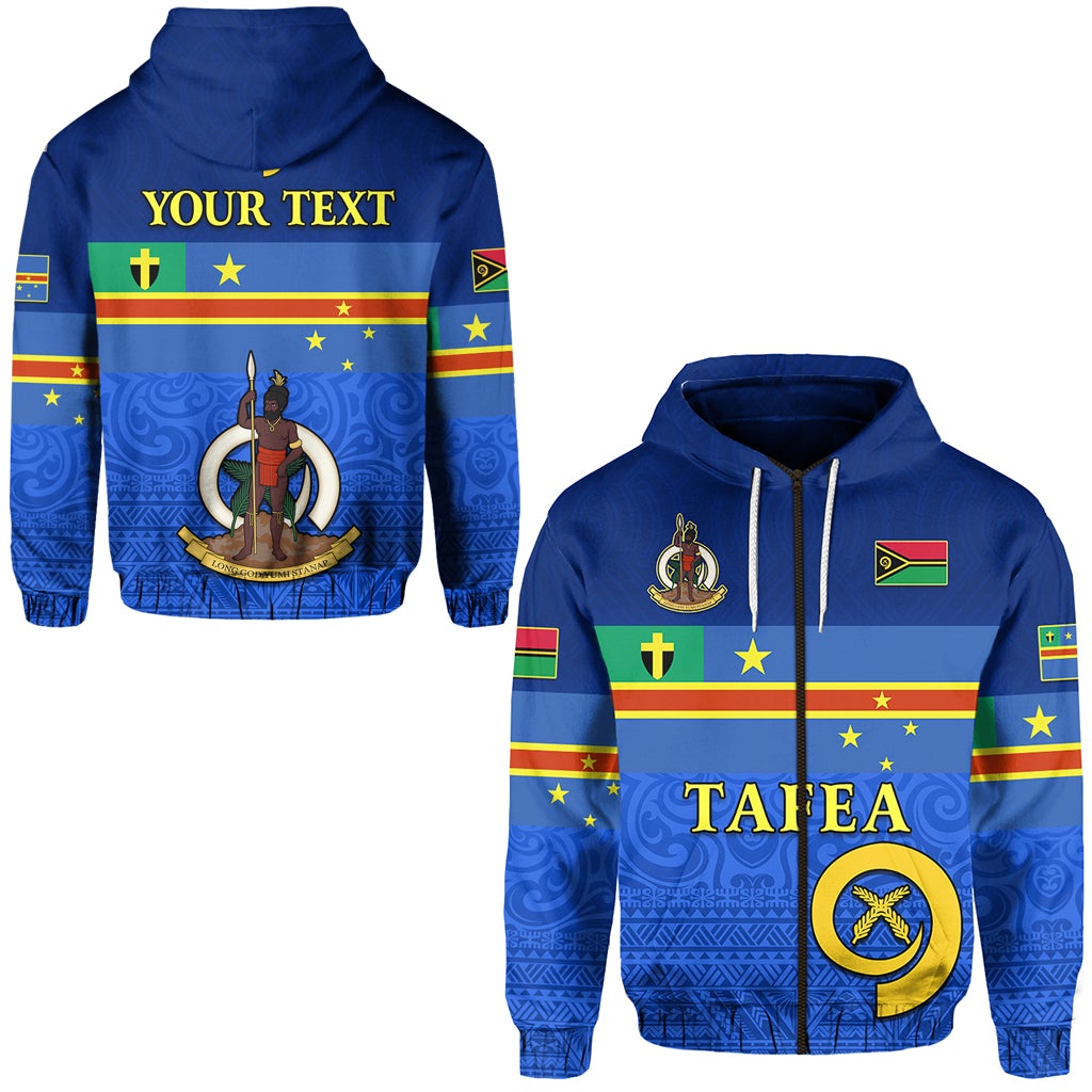 Custom Tafea Province Zip Hoodie Vanuatu Proud LT13 - Wonder Print Shop