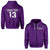 Custom Maori 2021 Zip Hoodie Purple Aotearoa Tattoo Custom Text and Number LT13 - Wonder Print Shop