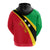 Saint Kitts and Nevis Custom Hoodie SKN Flag Simple Style - Wonder Print Shop