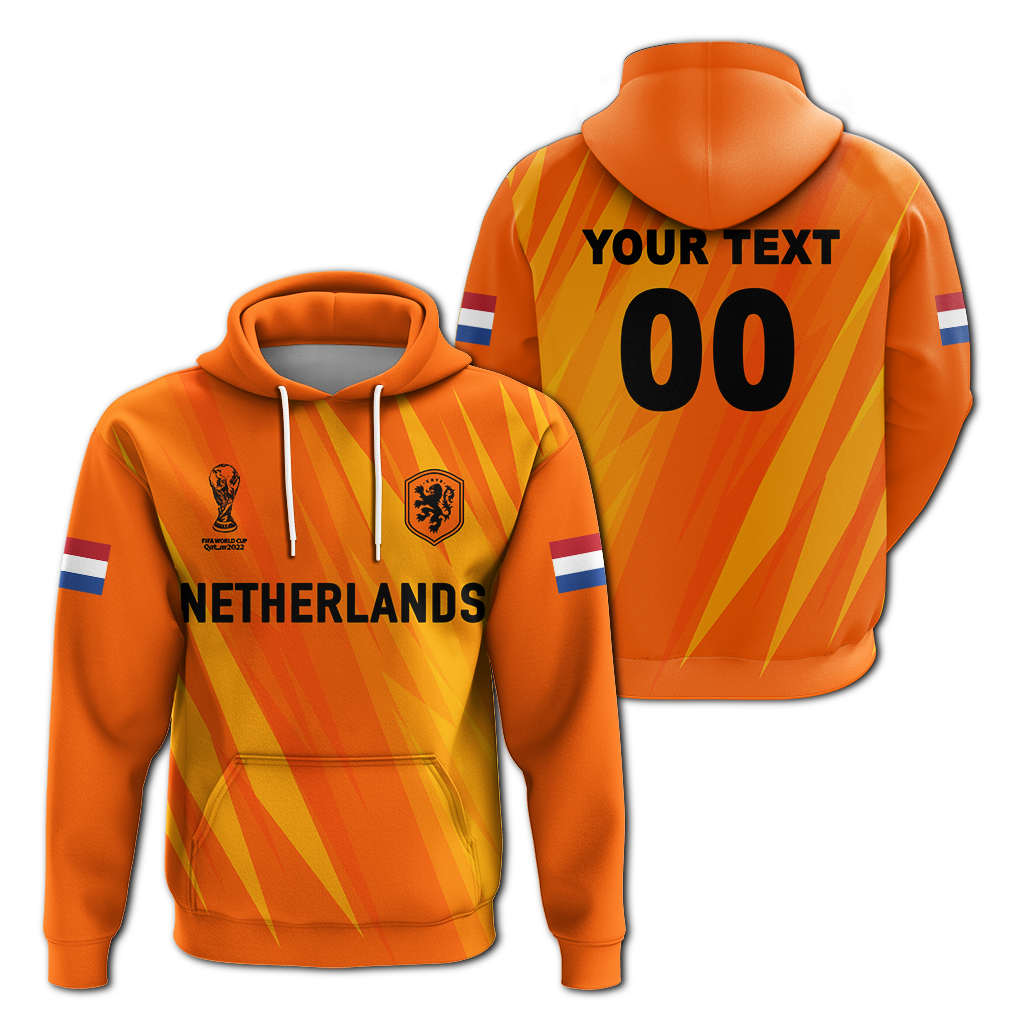 Custom Netherlands Football 2022 Champions Pride Hoodie LT12 - Wonder Print Shop