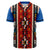 Tribal Seamless Geometric Native American Baseball Jersey LT10 - Wonder Print Shop