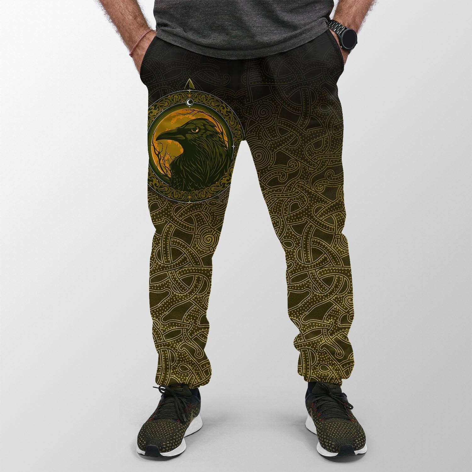 viking-jogger-ethnic-odin-raven-gold