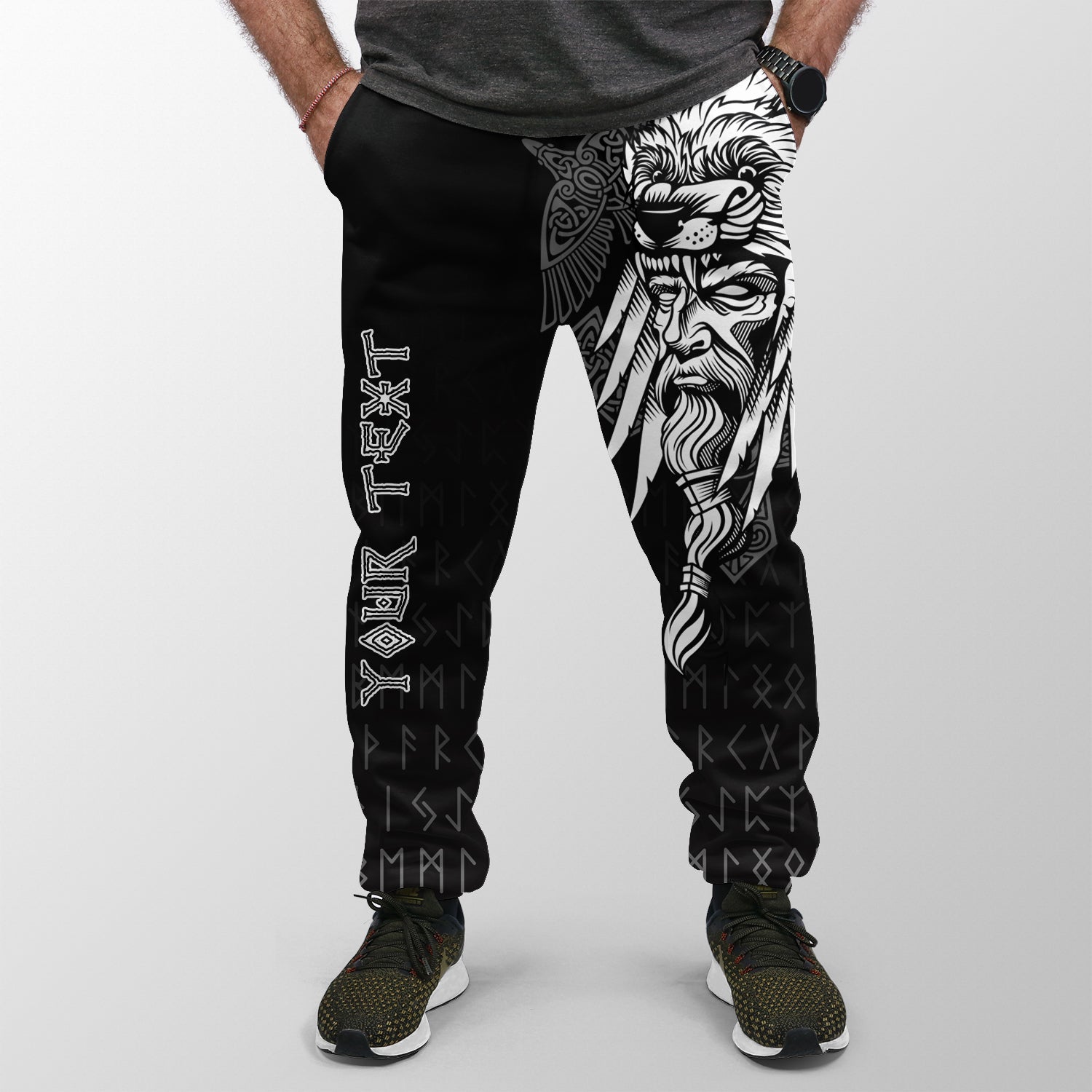 custom-viking-jogger-womensmens-odin-raven-and-fenrir-on-hand