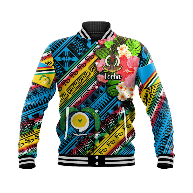 (Custom Personalised) Vanuatu Torba Baseball Jacket Independence Be Proud LT8 - Wonder Print Shop