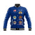 (Custom Personalised) Tuskegee Airmen Baseball Jacket The Blue Tails Simple Style - Blue LT8 - Wonder Print Shop