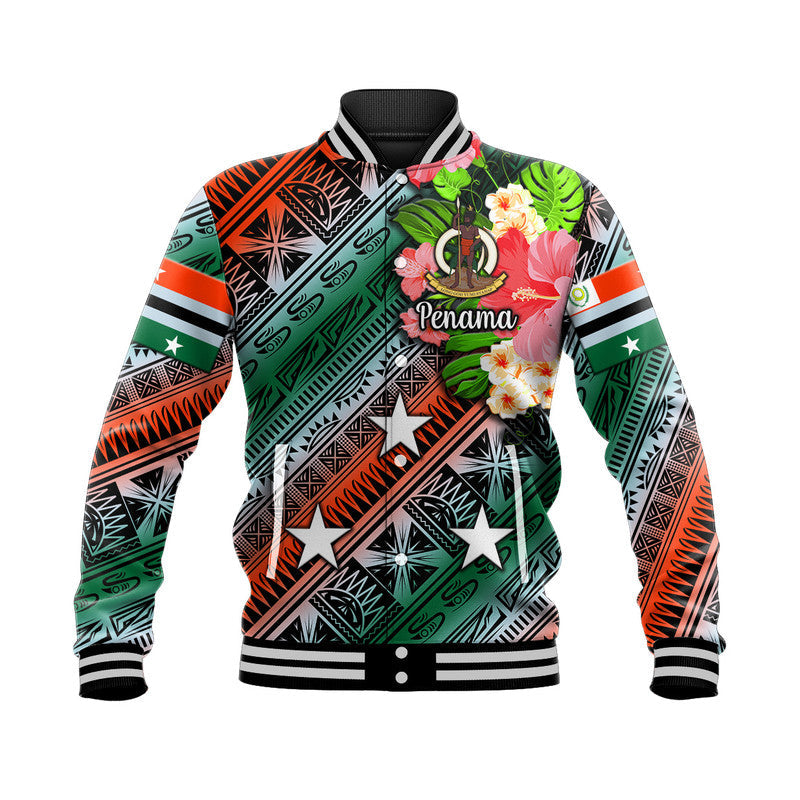 (Custom Personalised) Vanuatu Penama Baseball Jacket Independence Be Proud LT8 - Wonder Print Shop